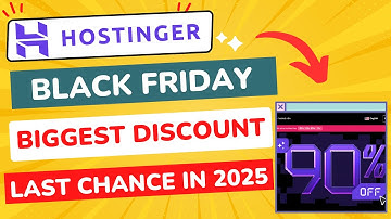 Hostinger Black Friday Deal 2025 🔥 90% KORTING + Gratis Domein + AI-Schrijver!