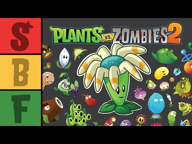 Made a PVZ2 Plant Tier List : r/PlantsVSZombies