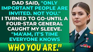 My Dad Mocked Me in Front of Everyone — Until a Four Star General Said, “Ma’am, This Way ”