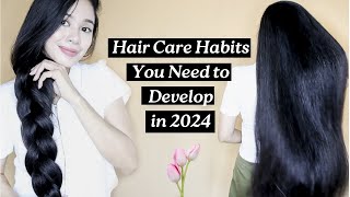 8 Hair Care Habits You Need To Develop This 2024 For Healthy Long Hair