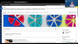 Module 13 Introductory Video (Math for Elementary Teachers, Math 105)