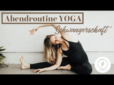 Yoga Schwangerschaft Abendroutine