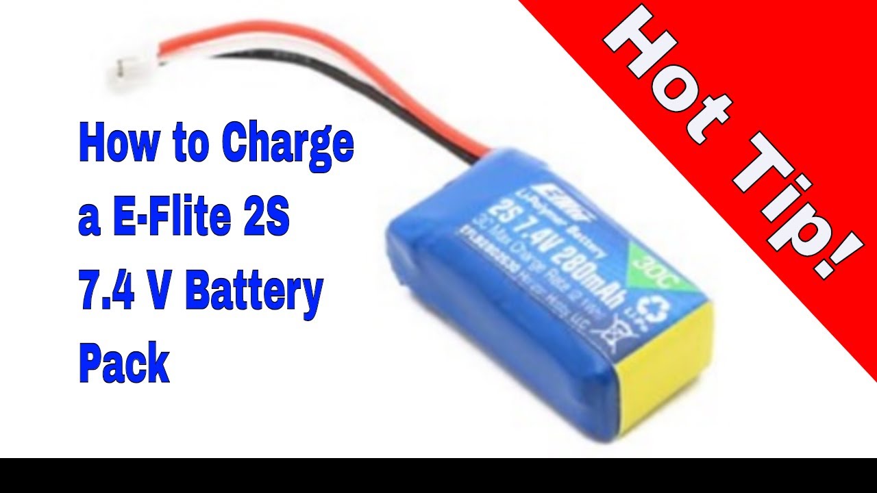 Как зарядить аккумуляторную батарею E-Flite Micro 7,4 В 280 мАч
