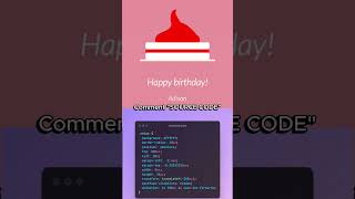 Animated cake using Pure CSS ||