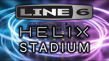 Line 6 Helix Stadium - All the guitar amps & cabs - NO TALKING - Recorded Stereo Direct to Desk.