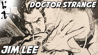 Jim Lee drawing Doctor Strange