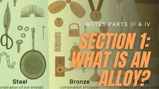 Section 1: What is an Alloy Notes, Parts III & IV
