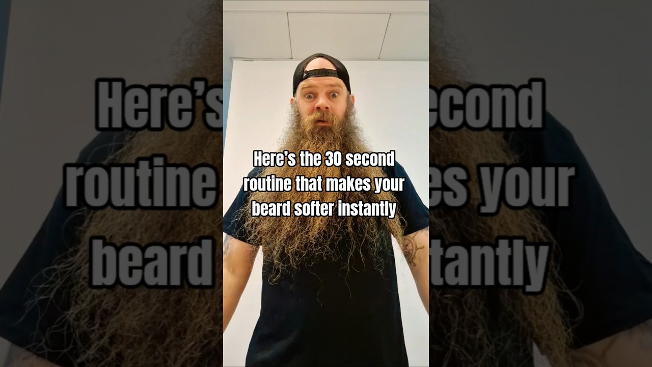 Here’s the 30 second routine that makes your beard softer instantly 