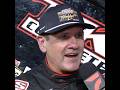 🏁 Kerry Madsen reacts after he scored his first career #HighLimitRacing win Saturday in Wheatland.
