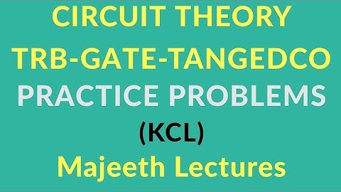 Circuit theory KCL