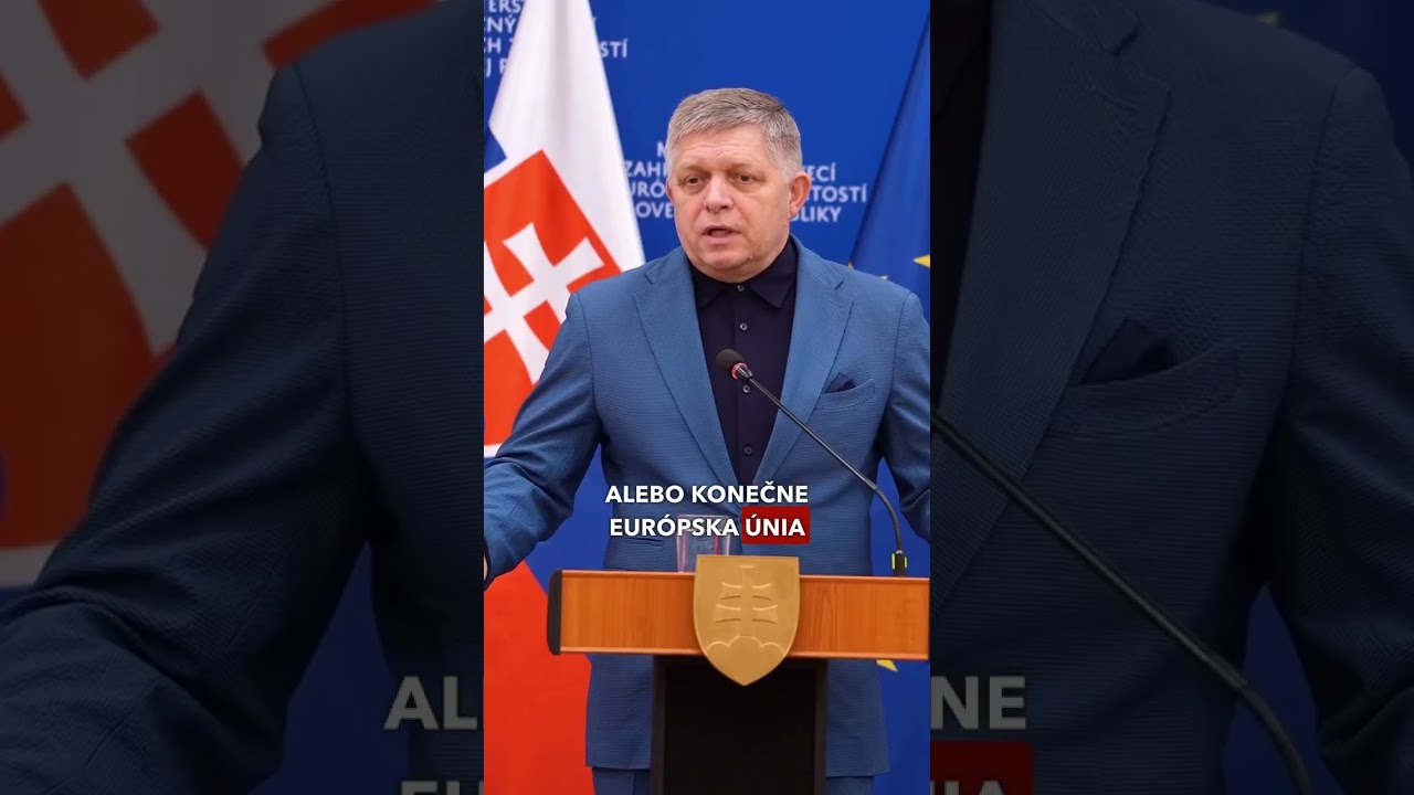 Robert FIco - Európska únia sa už musí rozhodnúť...