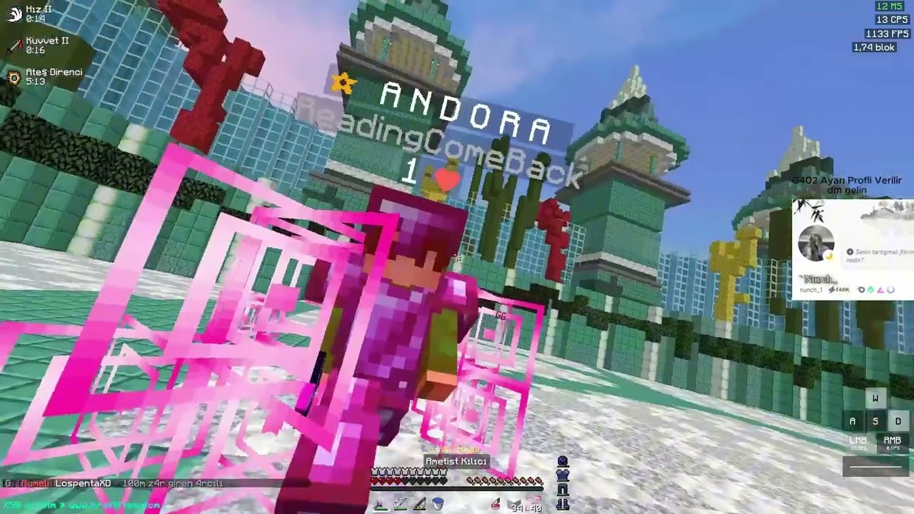 Duel Atıyom - Survival Ametist PvP