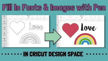 How To Fill In Letters with Pen in Cricut Design Space | Hatch Fill The Easy Way