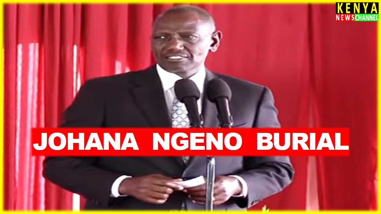 Ruto FULL SAD SPEECH at Johana Ngeno Burial in Emurua Dikirr Narok