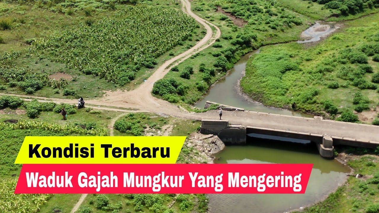 Kondisi Terbaru Waduk Gajah Mungkur Wonogiri Masih Surut Dan Kering, Jembatan, Makam Kuno Muncul