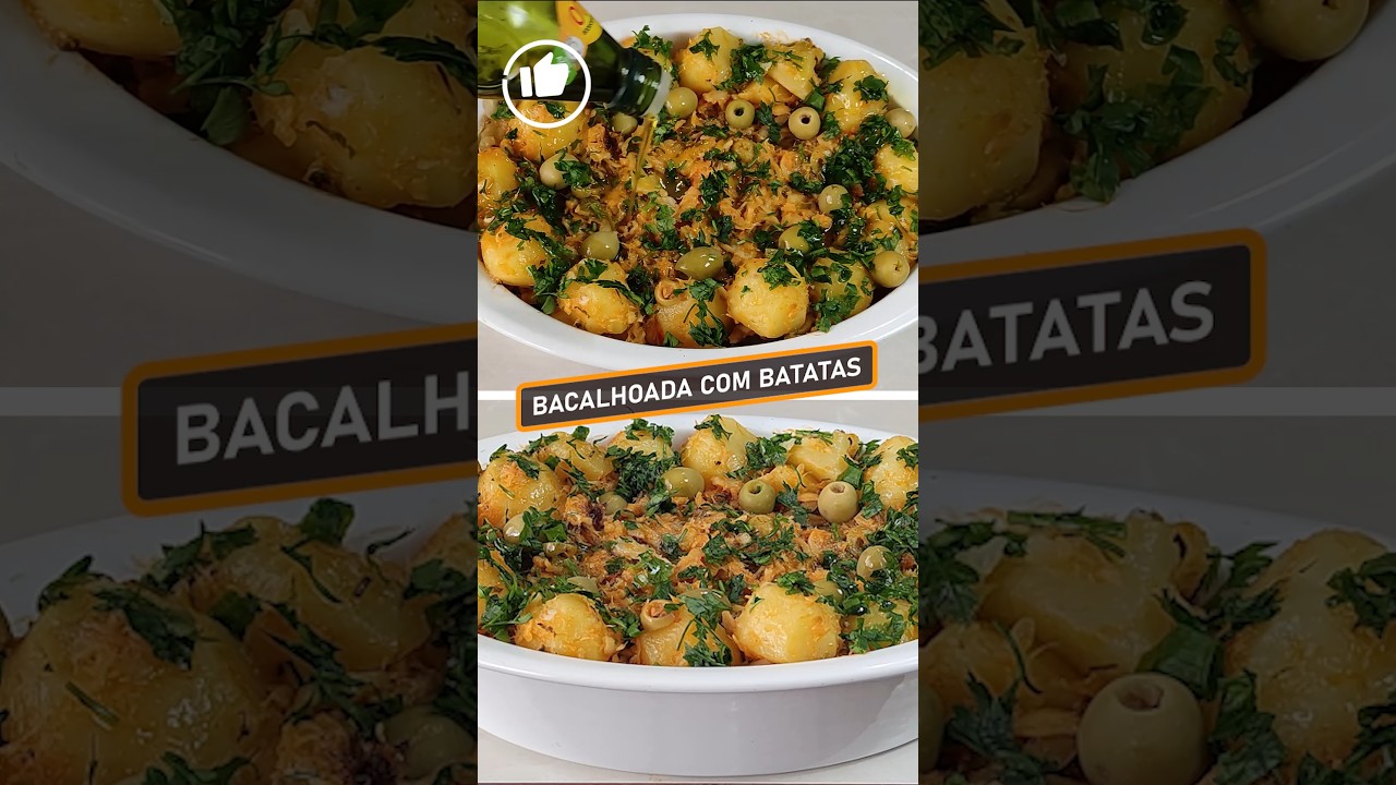 Bacalhoada Rápida: Deliciosa e fácil de fazer! #receitas #receitafacil #anonovo #bacalhau