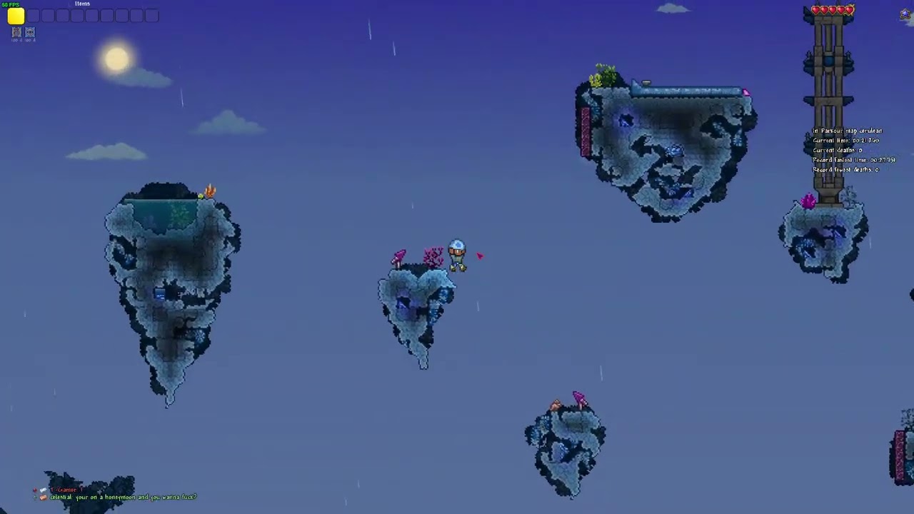 Terraria parkour map Speedrun Cerulean(27.517) World Record YouTube