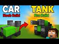 "How to Build a Moving Car &amp; Tank in Minecraft!" 