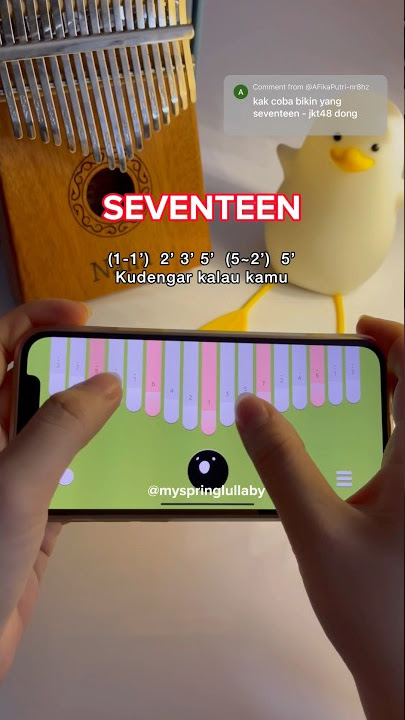 Download lagu Farewell masa mudaku 🥹 #myspringlullaby #seventeen #jkt48 #kalimbatutorial