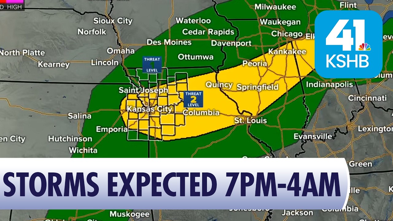 KSHB 41 Weather Blog | Update on the Severe Threat Tonight - YouTube