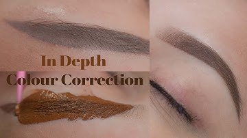 In Depth Ombre Powder Brow Colour Correction | PMU Treatmeant