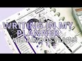 WRITING IN MY PLANNER | CLASSIC HAPPY PLANNER | AFTER THE PEN