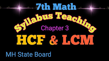 7th Math Chapter HCF & LCM | Syllabus Teaching | Basic Concepts in HCF & LCM