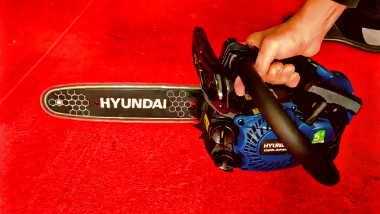 Hunday 35520 chainsaw - unboxing and First start @Vincoastisrl