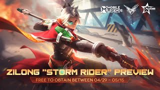 New Skin | Zilong "Storm Rider" | Mobile Legends: Bang Bang screenshot 1