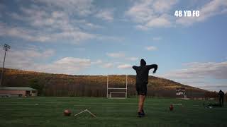 Matt Ammendola NFL FREE agent kick workout video
