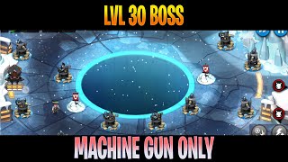 Alien Creeps Lvl 30 Boss with Machine Gun Only | Alien Creeps Walkthrough 3 Stars Gameplay screenshot 4
