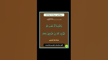 سورة النور - سورة 24 - اية (09)
