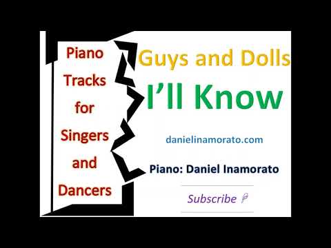 I'll Know - Guys and Dolls - Frank Loesser