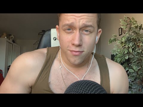 Inaudible Whispers // Random Words // ASMR Male Muscle Guy
