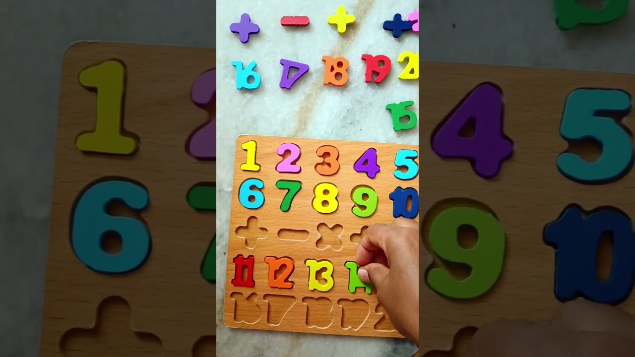 1234 Puzzle #shorts #123Puzzle #LearnNumbers #NumbersForKids