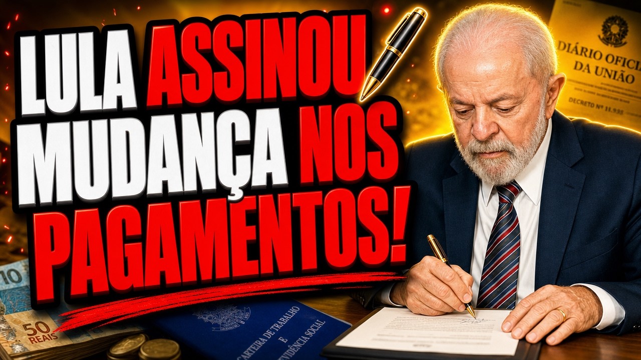 LULA ASSINOU e MUDOU os PAGAMENTOS de JULHO