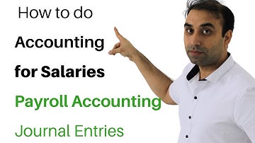 Hoe u boekhouding doet voor salarissen | Salarisadministratie | Journaalposten voor salarissen |
