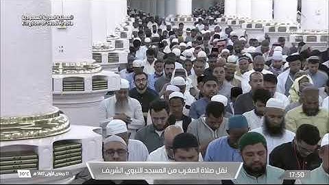 صلاة المغرب لفضيلة الشيخ د. #خالد_المهنا يوم السبت 17 جمادى الأولى 1447هـ من سورة الشورى.