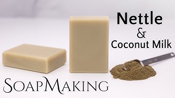 Nettle & Coconut Milk Soap Making