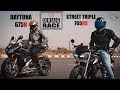 Daytona 675R VS Street triple 765RS