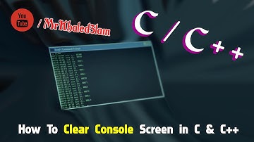 [C-C++] : How To Clear Console Screen In C or C++