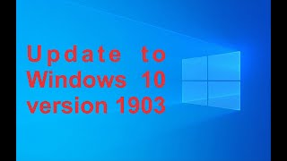 update to windows 10 version 1903 !