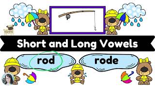 Short and Long Vowels, Adding E to CVC Words, Reading, Phonics, Virtual School, Online Reading KIDS!