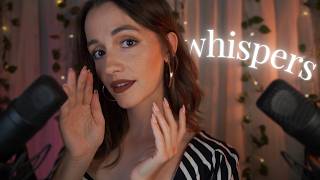 ASMR | Up-Close, Ear to Ear Whispers ⭐