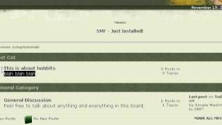 How To Use Admin SMF Forum Lesson 4.wmv Profile