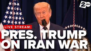 President Donald Trump talks about Iran war before departing Florida, hints at an end