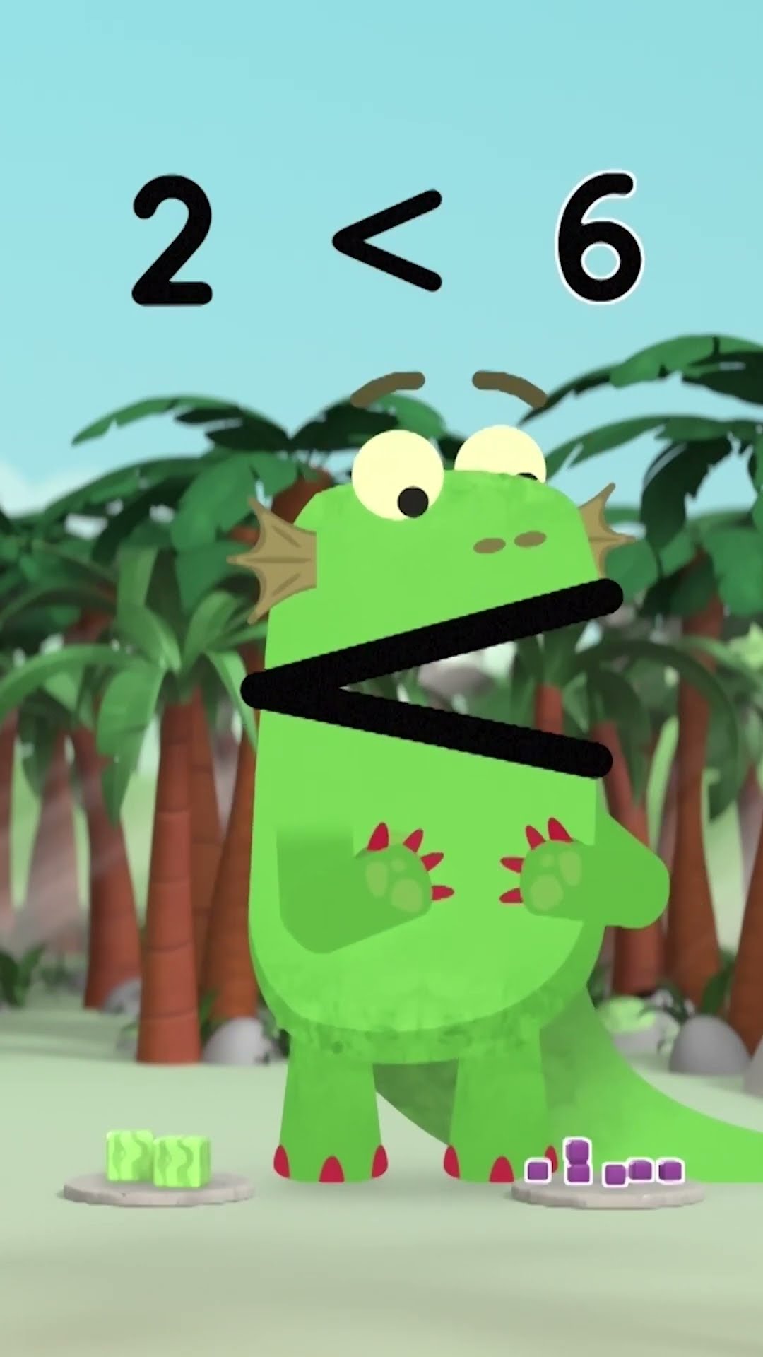 ?BlockZee Adventures: Big Numbers | Dinosaur Day | Learn to count | Numberblocks #shorts