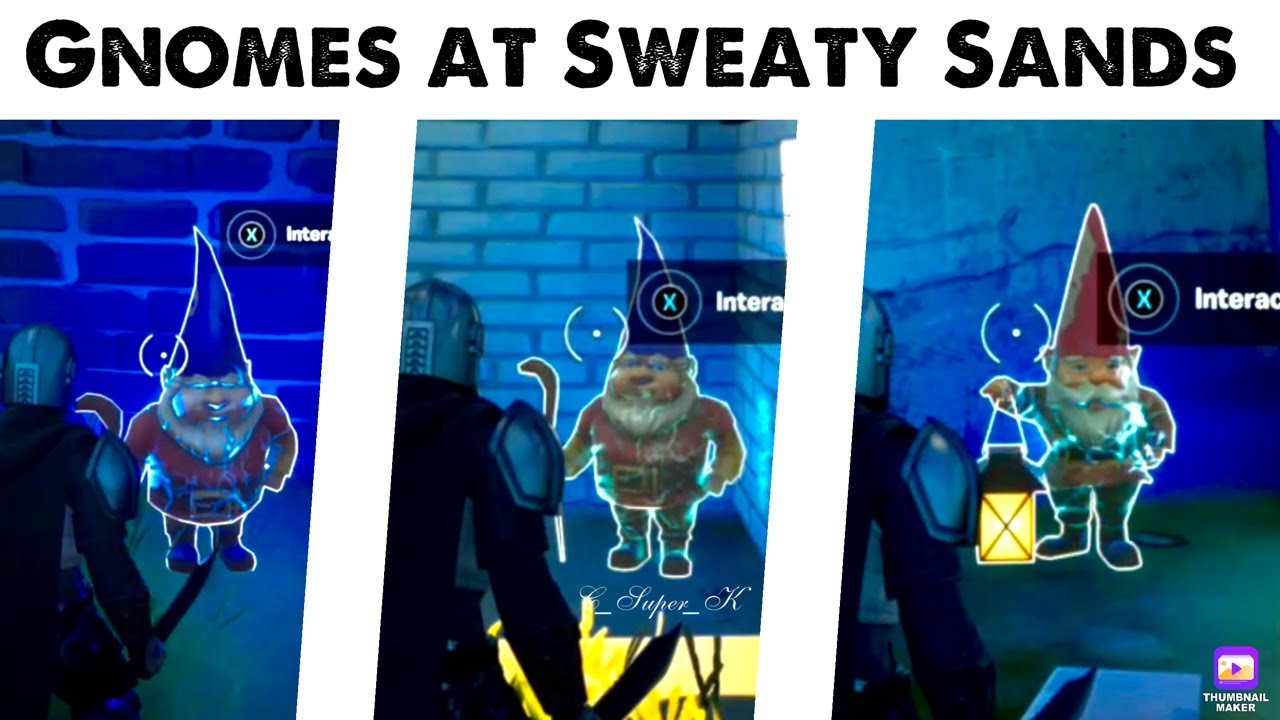 Find Gnomes in Sweaty Sands Complete Quest Guide Chapter 2 Season 5