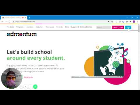 Edmentum: How to Login