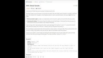 LeetCode 649. Dota2 Senate | Solution Explained |